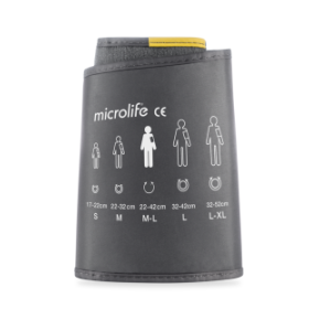Microlife Περιχειριδα Soft (Μαλακή) Wide Range Conical M-L (22-42 cm) Γκρι 1τμχ – φωτογραφία 2